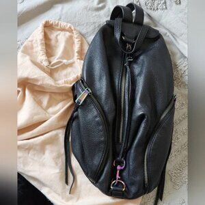 RARE! Rebecca Minkoff Rainbow/ Real Leather Backpack/Purse